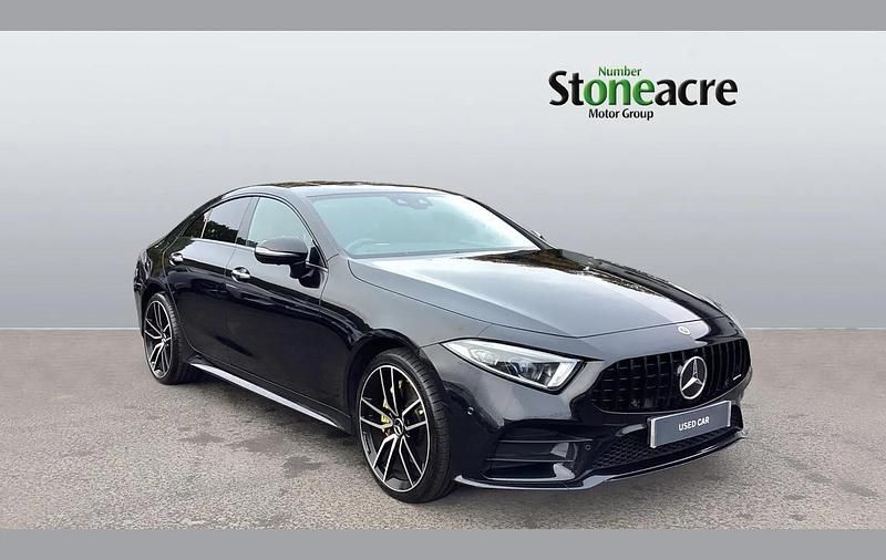Black Used 2018 Mercedes CLS350 AMG Line Premium Plus Coupe | £23,795 (Fair price) - Image 1/4