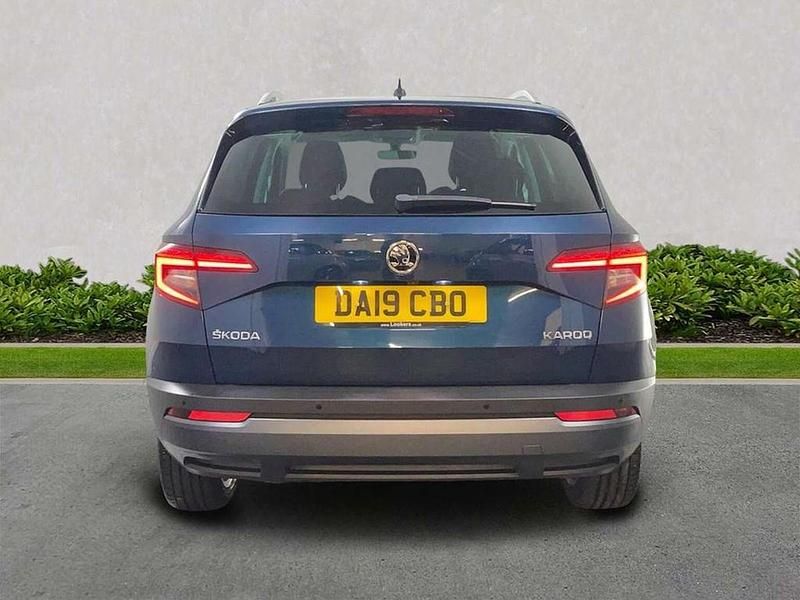 Used Skoda Karoq SE L 150 HP (110 kW) 2019 Blue SUV