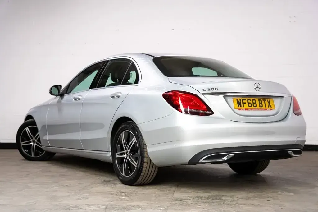Used Mercedes C200 Premium 2018 Silver Sedan