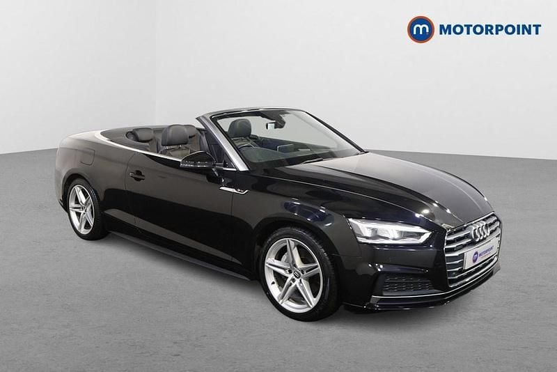 Black Used 2019 Audi A5 Cabriolet S-Line Cabriolet | £19,099 (Fair price) - Image 1/4