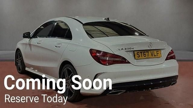 Used Mercedes CLA220 AMG line 177 HP (130 kW) 2018 White Sedan