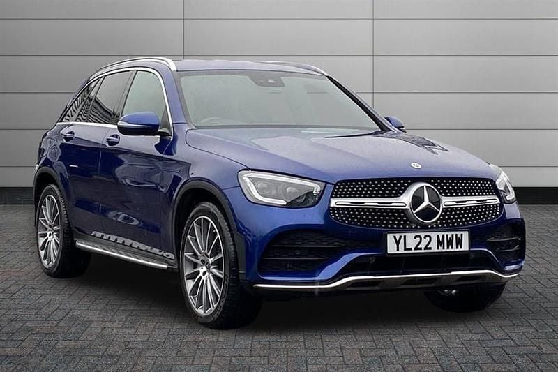 Used Mercedes GLC300 AMG Line Premium 245 HP (180 kW) 2022 Brilliant blue Estate