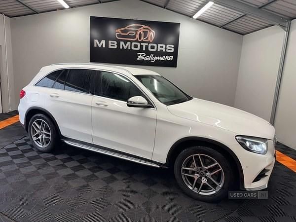 White Used 2018 Mercedes GLC250 AMG line Estate | £18,995 (Fair price) - Image 1/4