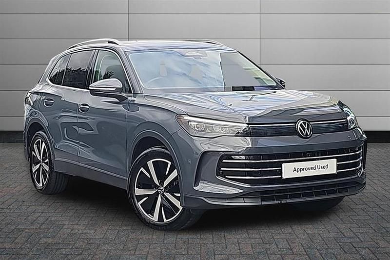 Dolphin grey Used 2025 VW Tiguan Elegance SUV | £32,195 (A bit pricey) - Image 1/3