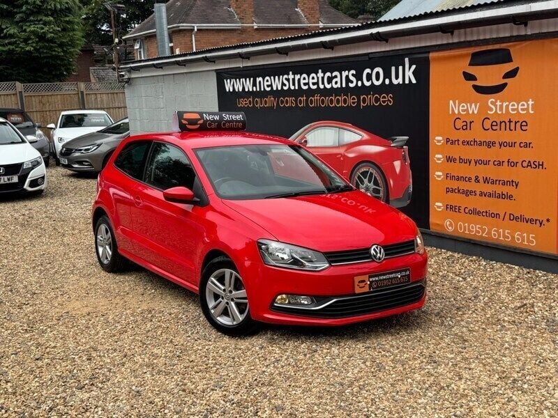 Red Used 2017 VW Polo Edition Hatchback | £7,784 (Good price) - Image 1/3