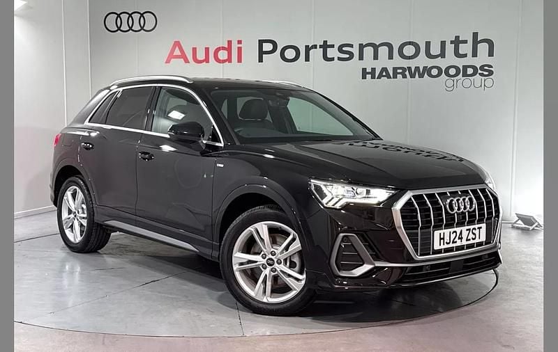 Black New 2024 Audi Q3 S-Line SUV | £35,190 (Super price) - Image 1/4
