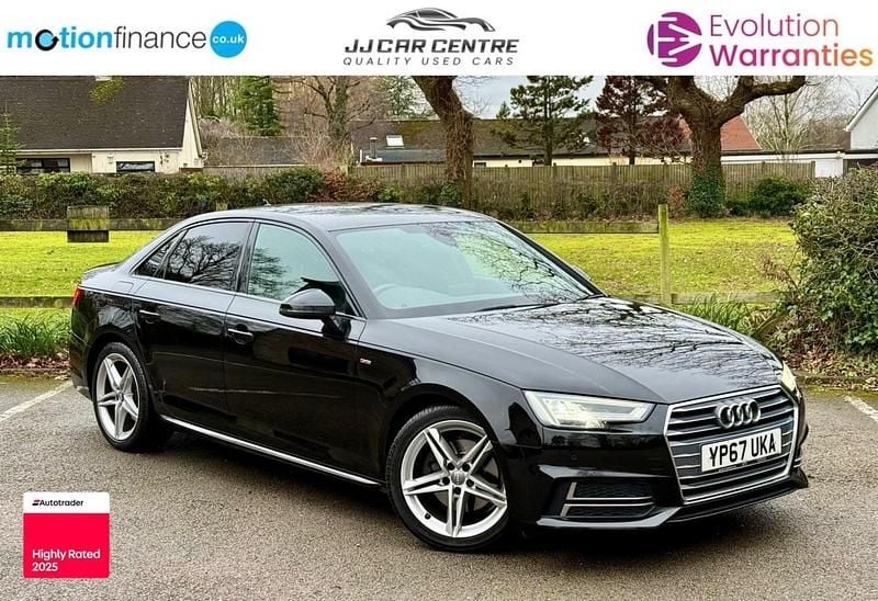 Used Audi A4 S-Line 150 HP (110 kW) 2017 Black Sedan