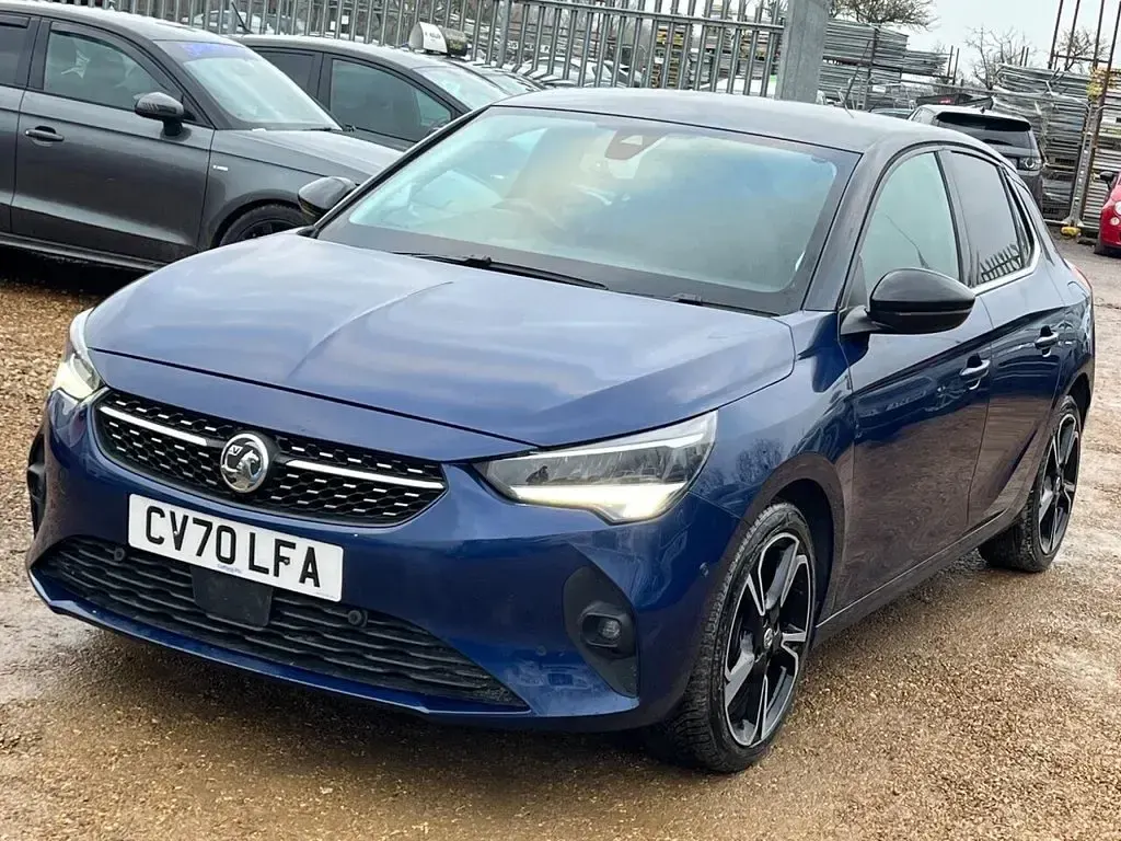 Used Vauxhall Corsa Elite 101 HP (74 kW) 2020 Blue Hatchback