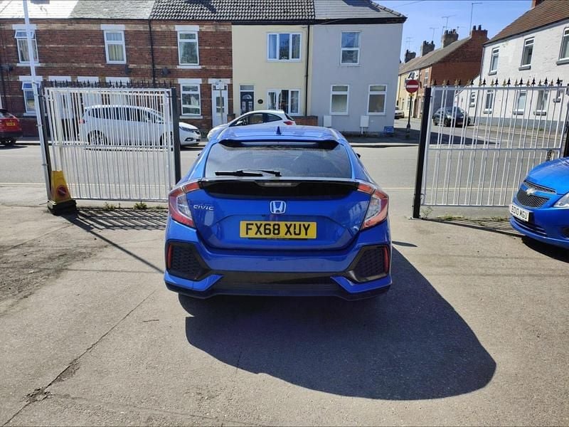 Begagnad Honda Civic SR 2018 Blå Halvkombi