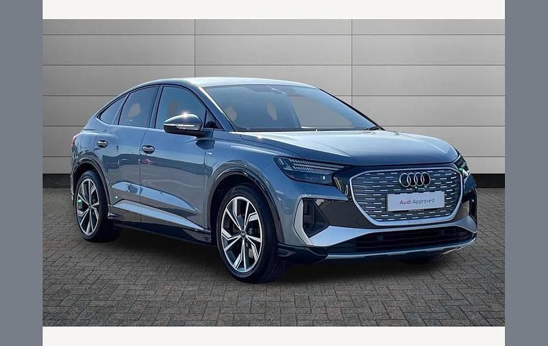 Used Audi Q4 e-tron Comfort 150 kW (204 HP) 2021 Blue SUV