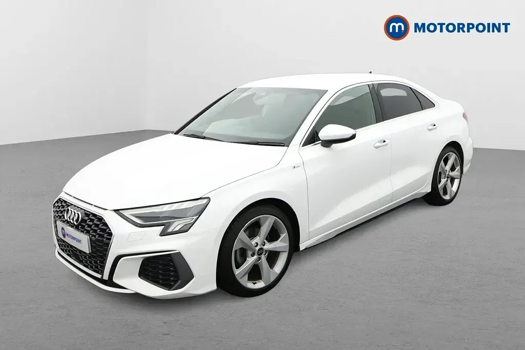 Used Audi A3 S-Line 2022 White Sedan