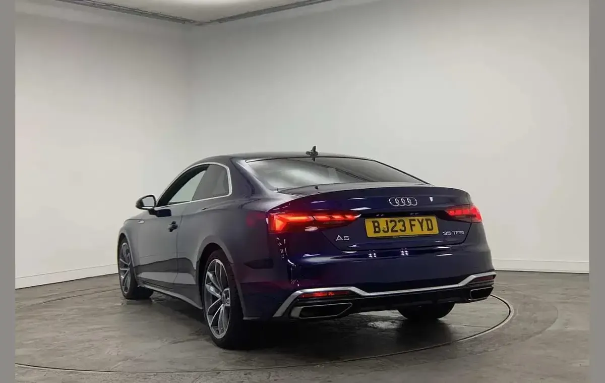 Used Audi A5 S-Line 147 HP (108 kW) 2023 Blue Coupe