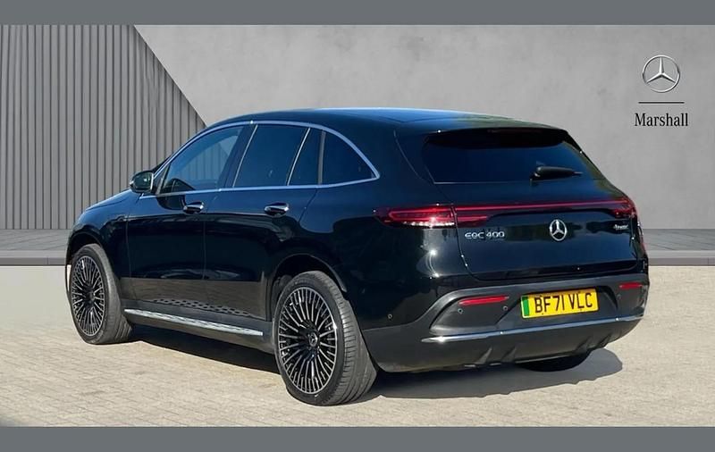 Used Mercedes EQC400 AMG Line Premium 300 kW (408 HP) 2021 Black SUV