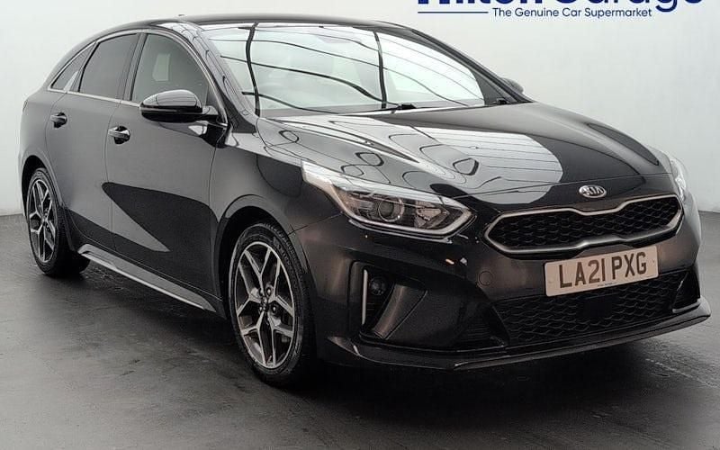 Black Used 2021 Kia ProCeed GT-Line Hatchback | £12,150 (Good price) - Image 1/4