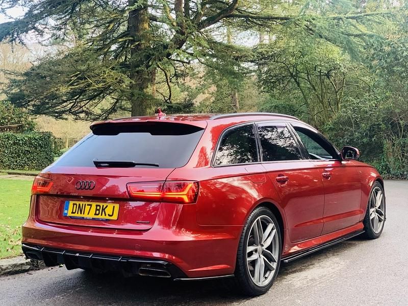 Used Audi A6 Black Edition 272 HP (200 kW) 2017 Red Estate