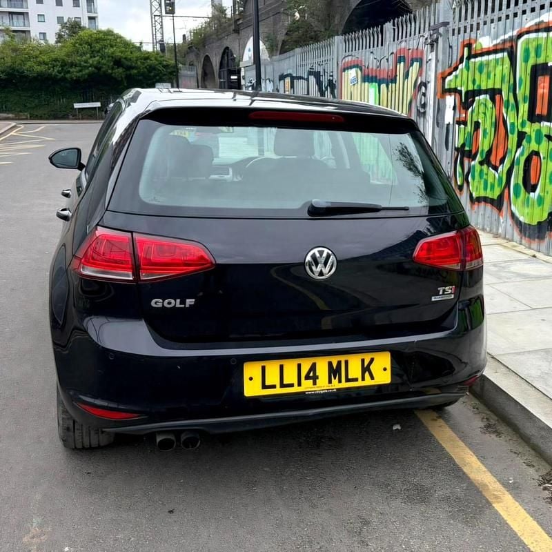 Usado VW Golf VII SE 122 HP (89 kW) 2014 Preto Citadino