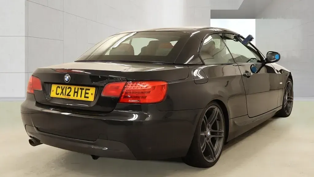 Used BMW 320 Cabriolet M Sport 2012 Black Cabriolet
