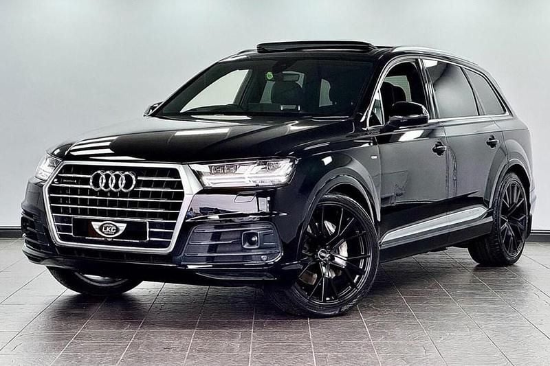 Black Used 2019 Audi Q7 S-Line SUV | £32,990 (Good price) - Image 1/1