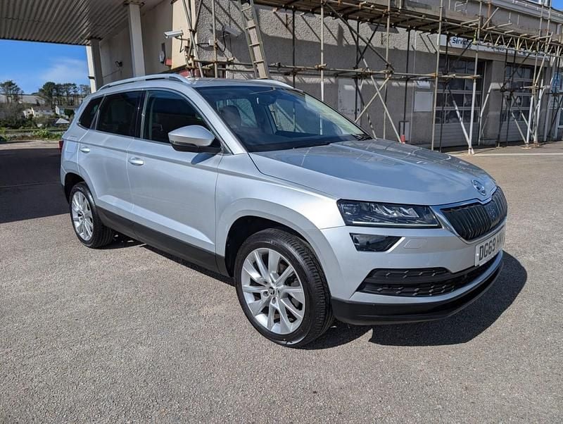 Used Skoda Karoq SE L 150 HP (110 kW) 2019 Silver SUV