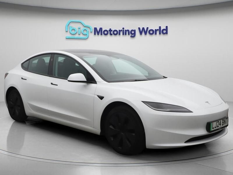 White Used 2024 Tesla Model 3 RWD Sedan | £29,500 - Image 1/4
