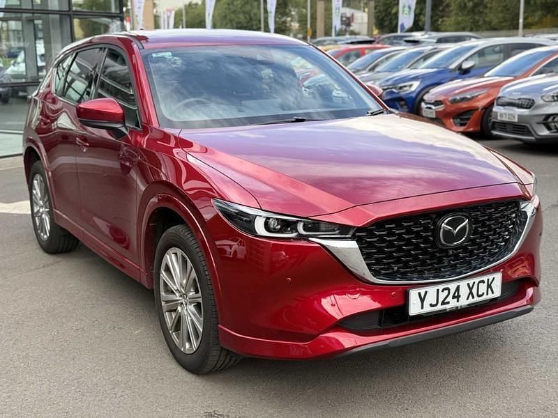 Soul red Used 2024 Mazda CX-5 Takumi-Line SUV | £27,910 (Fair price) - Image 1/4