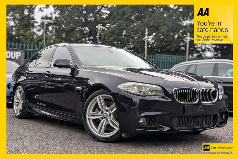 Black Used 2011 BMW 520 M Sport Sedan | £5,988 (Fair price) - Image 1/3