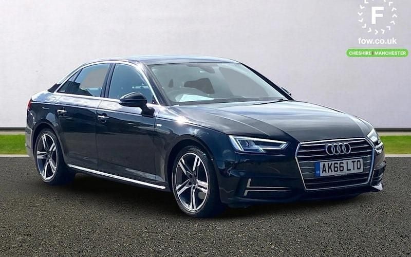 Black Used 2016 Audi A4 S-Line Sedan | £12,099 (Fair price) - Image 1/3
