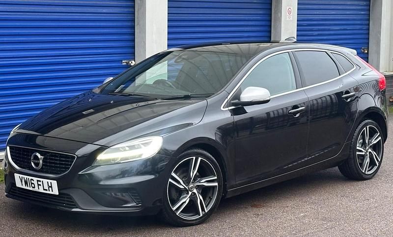 Black Used 2016 Volvo V40 R-Design Hatchback | £6,295 (Good price) - Image 1/4