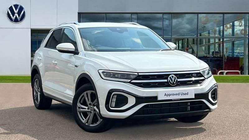 White Used 2025 VW T-Roc R-line SUV | £28,856 (Fair price) - Image 1/4