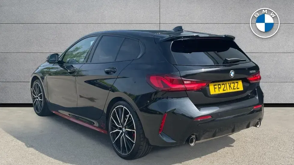 Used BMW 128 M Sport 261 HP (191 kW) 2021 Black Hatchback