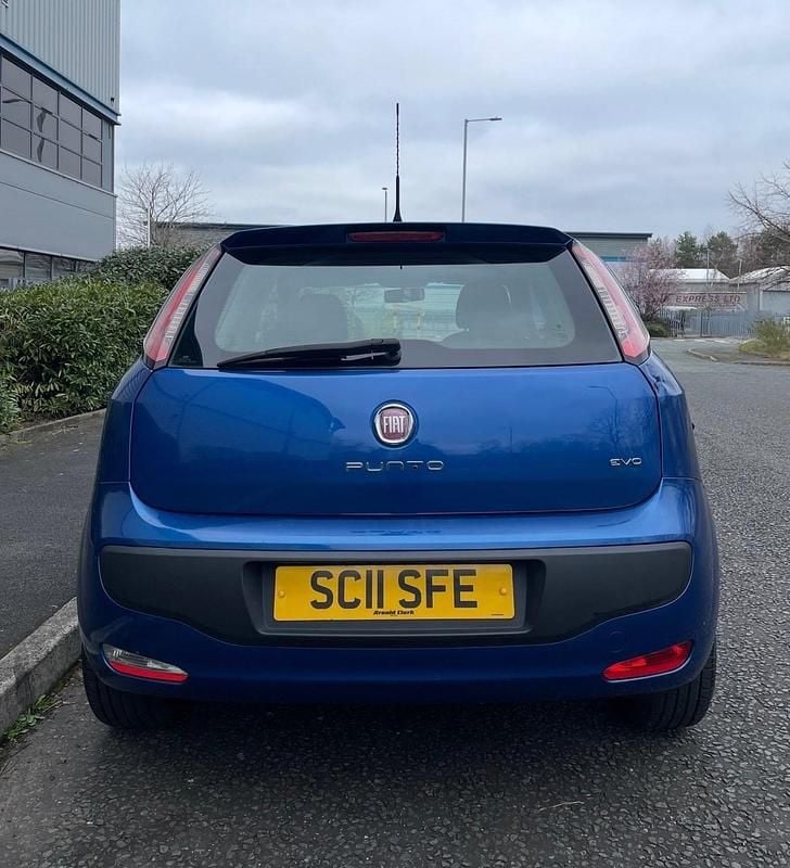 Used Fiat Punto Evo 2011 Blue Hatchback