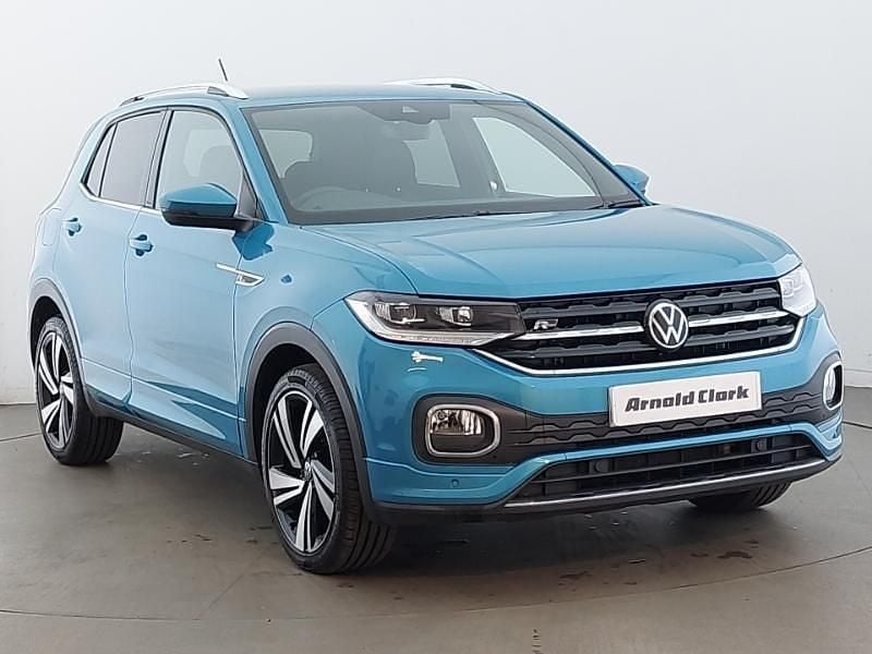 Used VW T-Cross R-line 110 HP (80 kW) 2022 Blue SUV