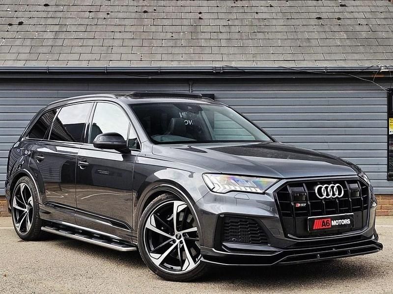 Grey Used 2021 Audi SQ7 Black Edition SUV | £48,989 (Fair price) - Image 1/4