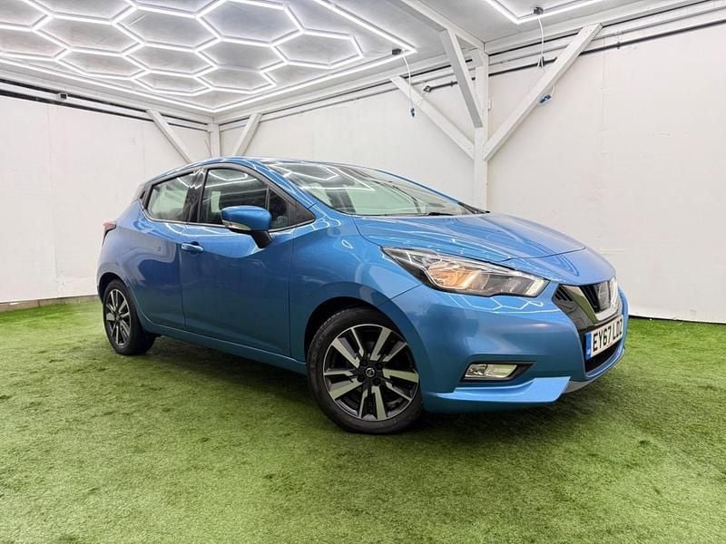 Used Nissan Micra Acenta 90 HP (66 kW) 2017 Blue Hatchback