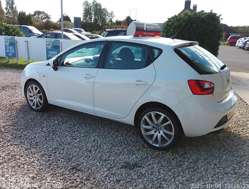 Used Seat Ibiza FR 105 HP (77 kW) 2013 White Hatchback