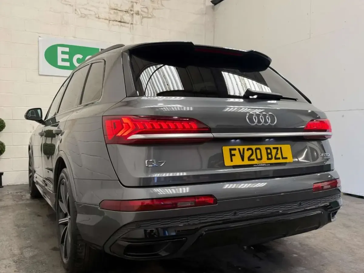 Begagnad Audi Q7 Black Edition 231 HK (169 kW) 2020 Grå SUV