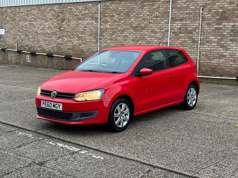 Used VW Polo SE 85 HP (62 kW) 2010 Red Hatchback