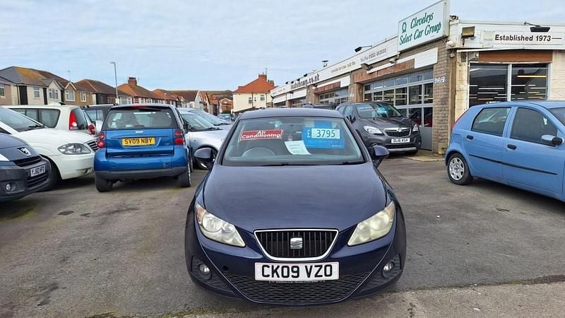 Used Seat Ibiza SE 84 HP (61 kW) 2009 Blue Hatchback