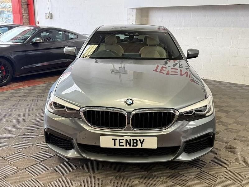 Used BMW 520 M Sport 190 HP (139 kW) 2018 Blue Sedan