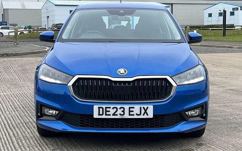 Used Skoda Fabia SE L 110 HP (80 kW) 2023 Blue Hatchback