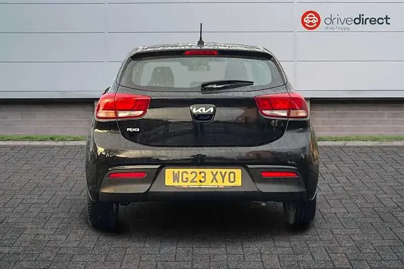 Used Kia Rio 83 HP (61 kW) 2023 Black Hatchback