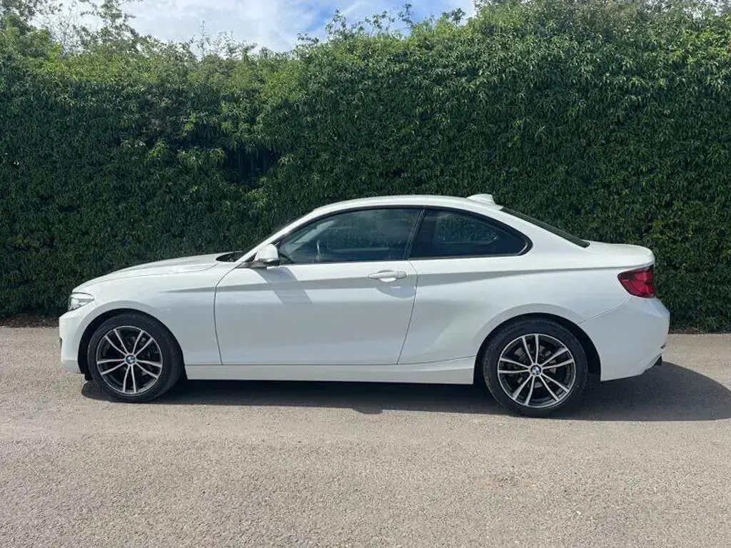 Used BMW 218 Sport Line 136 HP (100 kW) 2019 White Coupe
