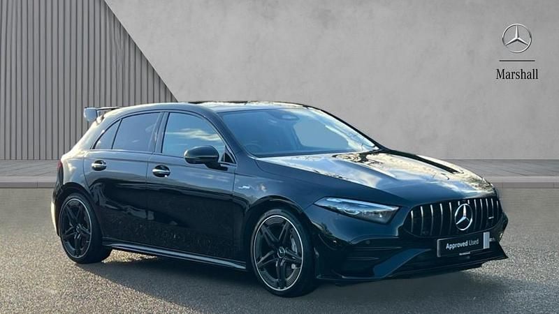 Cosmos black metallic Used 2024 Mercedes A35 AMG Premium Plus Hatchback | £37,680 (A bit pricey) - Image 1/4