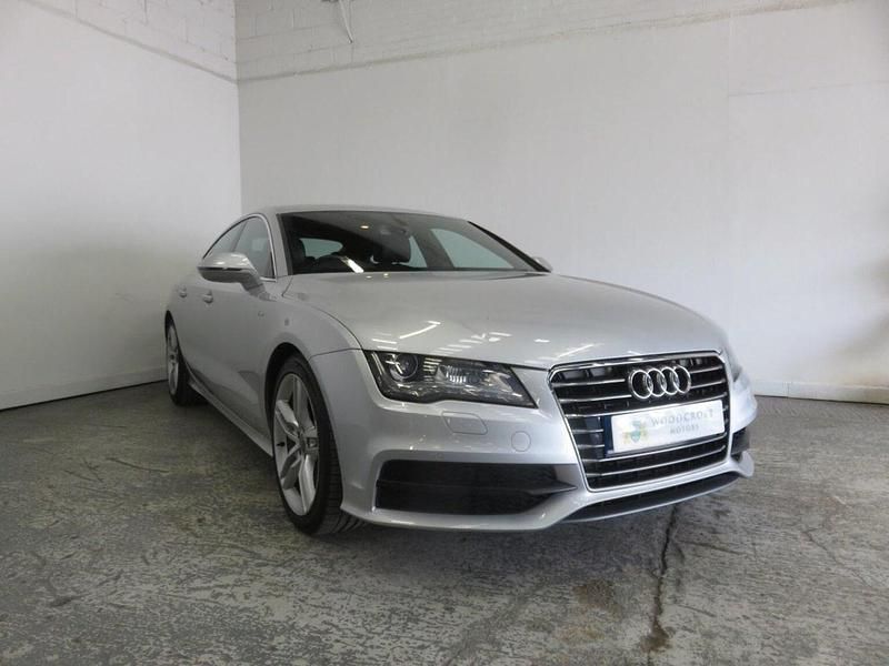 Silver Used 2013 Audi A7 Sportback S-Line Hatchback | £10,995 (Fair price) - Image 1/3