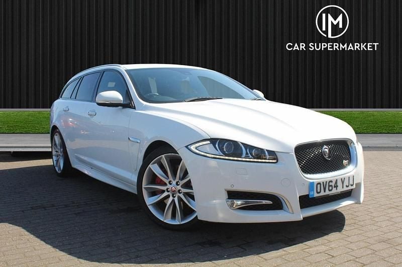 White Used 2014 Jaguar XF Sportbrake Portfolio Estate | £7,385 (Good price) - Image 1/4