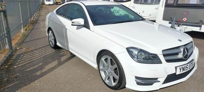 Used Mercedes C250 Sport Edition 2015 White Coupe