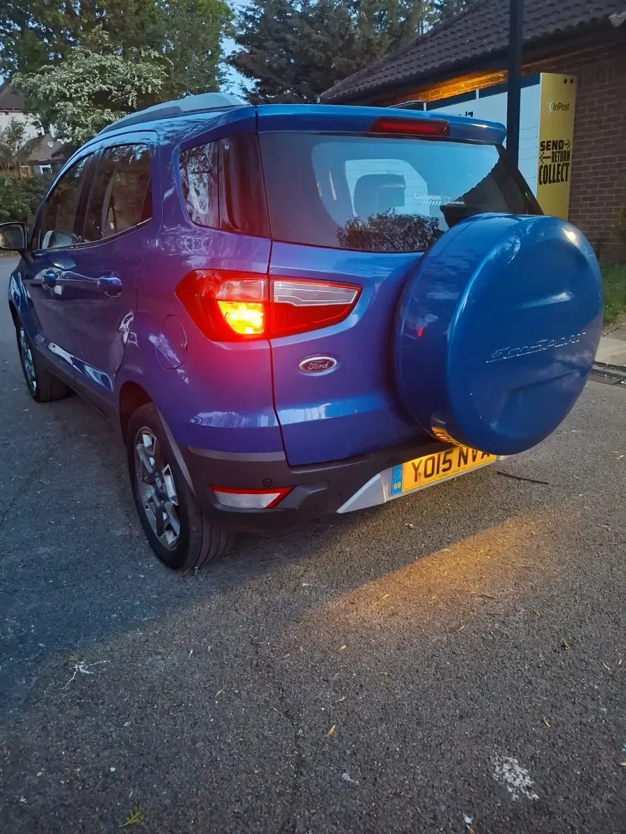 Used Ford Ecosport Titanium 125 HP (91 kW) 2015 Blue SUV