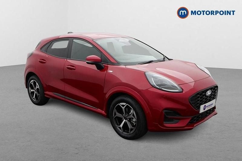 Red Used 2025 Ford Puma Gen-E ST-Line SUV | £20,849 (Fair price) - Image 1/4