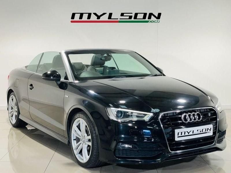 Used Audi A3 Cabriolet S-Line 150 HP (110 kW) 2015 Black Cabriolet