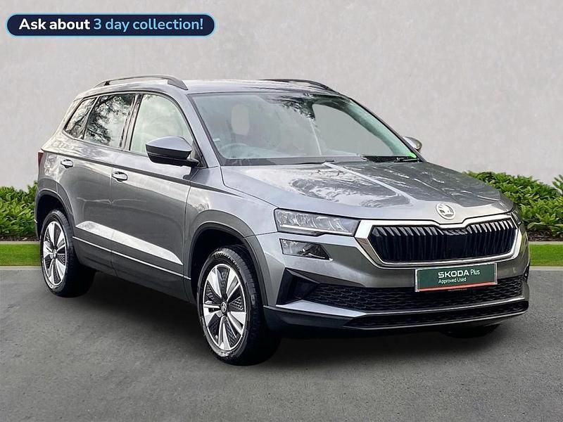 Grey Used 2022 Skoda Karoq SE Drive SUV | £20,469 (Good price) - Image 1/2